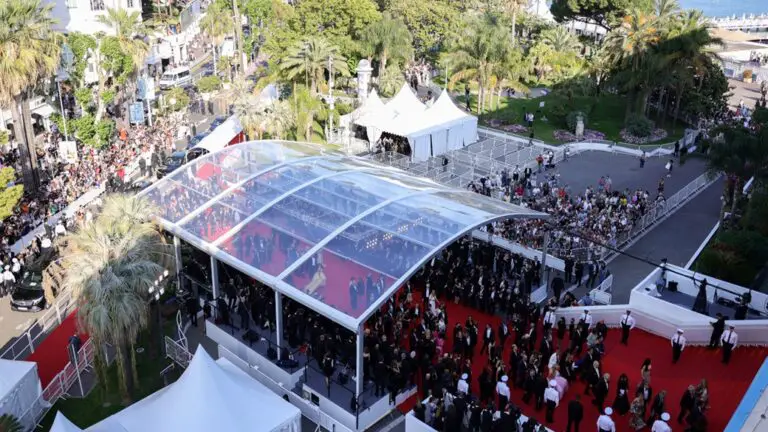 Cannes : les manifestants perturbent le tapis rouge en libérant la fumée des appareils portables