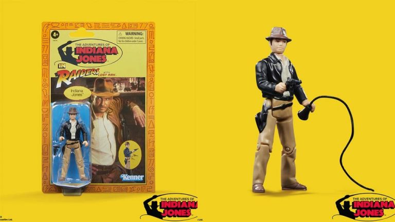 Figurine d’action rétro d’Indiana Jones provenant de Hasbro