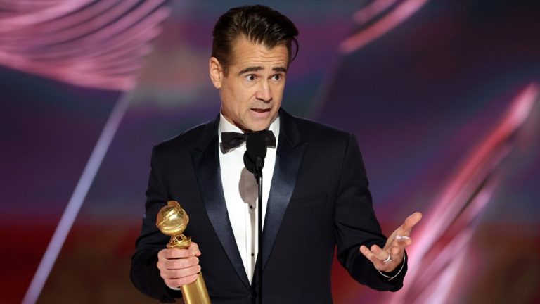 Colin Farrell remporte le deuxième Golden Globe du meilleur acteur pour « Banshees of Inisherin », déclare qu’il doit « tellement » au réalisateur