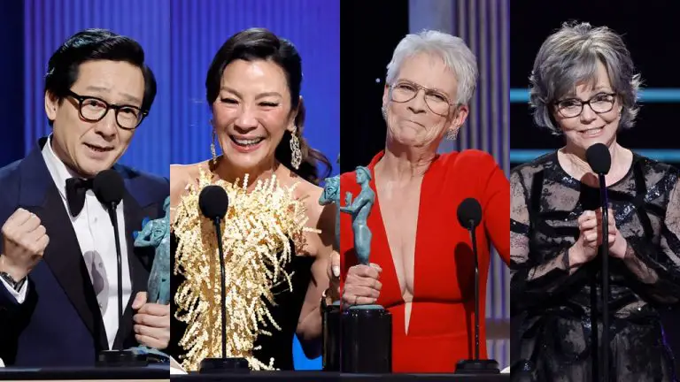 Moments les plus mémorables des SAG Awards : les victoires historiques de Ke Huy Quan et Michelle Yeoh, le commentaire de Nepo Baby de Jamie Lee Curtis, la carrière emblématique de Sally Field honorée
