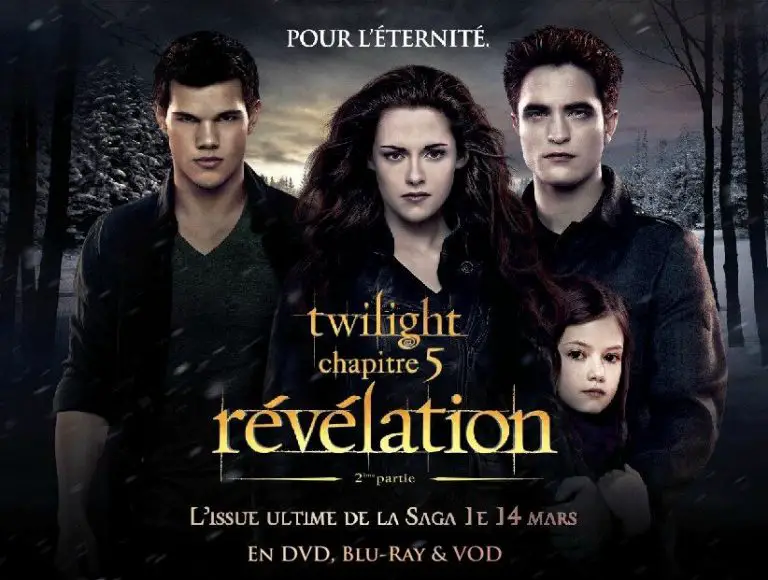 Où regarder en streaming Twilight 5: Le Dernier Chapitre de la Saga Populaire.