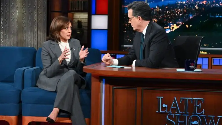 Kamala Harris visite ‘Late Show with Stephen Colbert’, parle des droits à l’avortement, de l’Ukraine et des élections de 2024