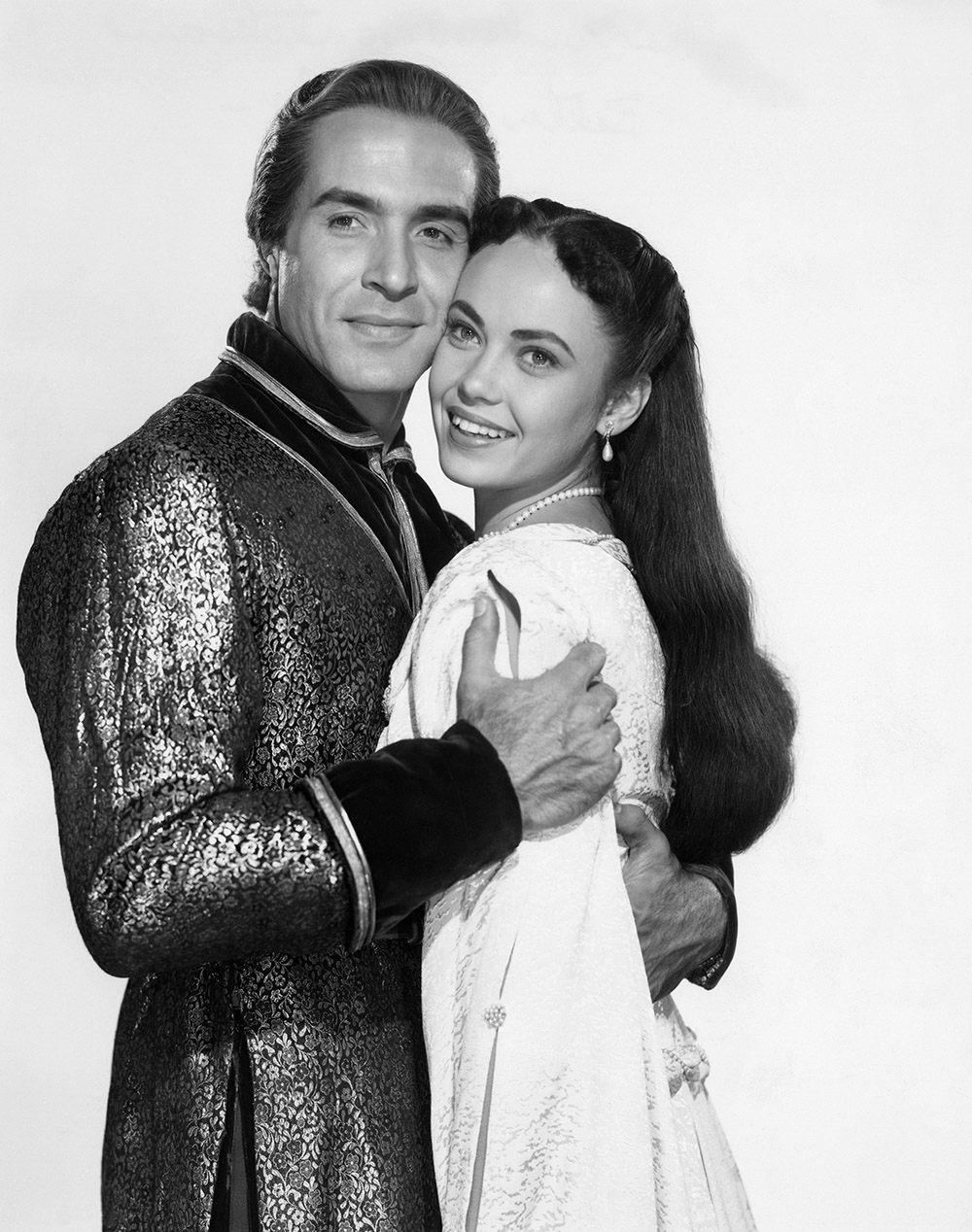 LA LAME SARRASINE, Ricardo Montalban, Betta St. John, 1954