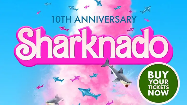 ‘Sharknado’ Channels ‘Barbie’ as B-Movie Hit obtient une nouvelle affiche et une bande-annonce avant la sortie en salles du 10e anniversaire (exclusif)