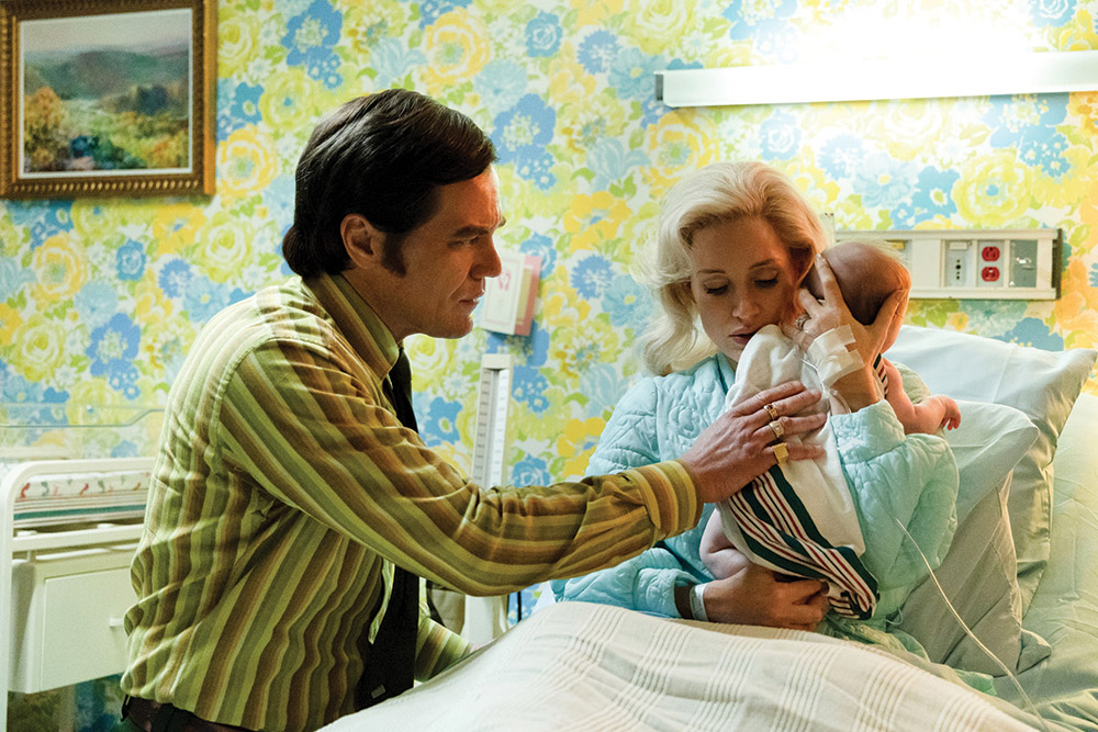 Les nominés aux Emmy Awards Michael Shannon et Jessica Chastain dans George & Tammy de Showtime.