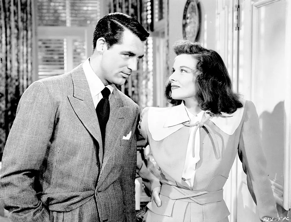 Cary Grant et Katherine Hepburn dans The Philadelphia Story