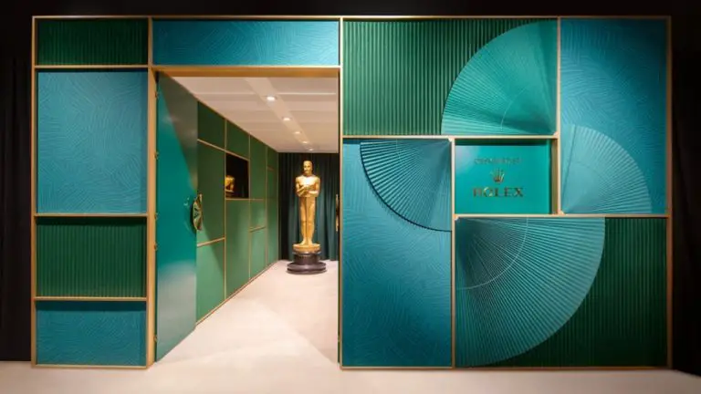 Découvrez l'intérieur de la Greenroom des Oscars, conçue par Rolex