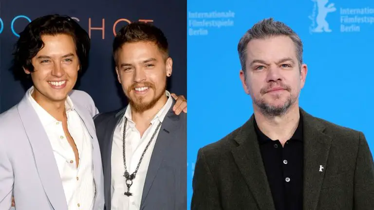 Dylan et Cole Sprouse ont une fois repoussé Matt Damon lors de la visite sur le plateau de « The Suite Life »