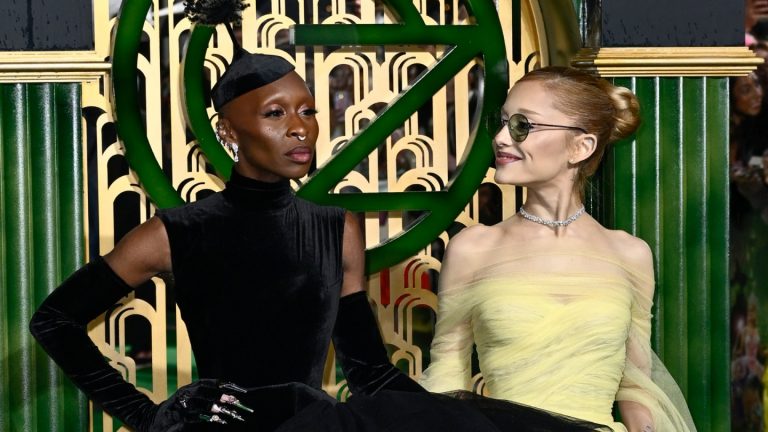 Ariana Grande et Cynthia Erivo défient la gravité (et London Rain) avec le casting de « Wicked » à la première européenne