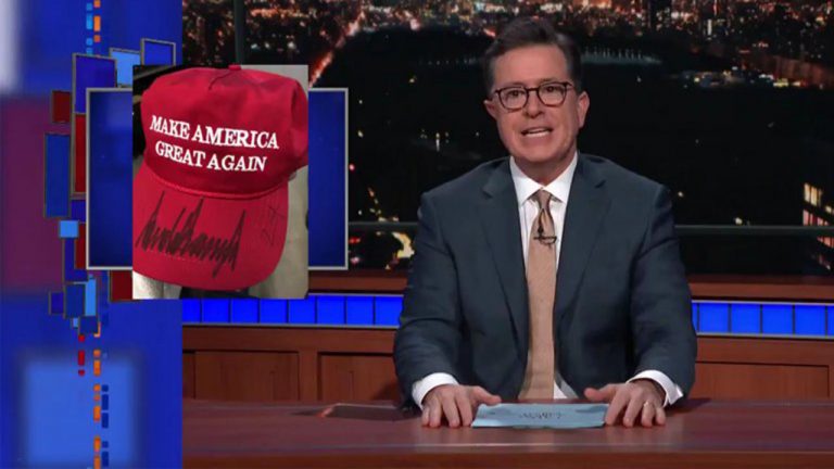 Trump réagit à la fin de la «  émission tardive  »: « J’adore le fait que Colbert ait été licencié »