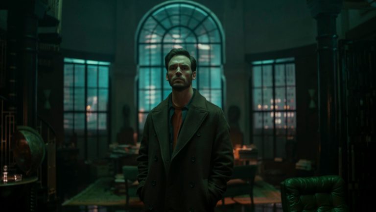 Première regard sur «Lazarus de Harlan Coben» voit la mort mystérieuse du père du père de Sam Claflin