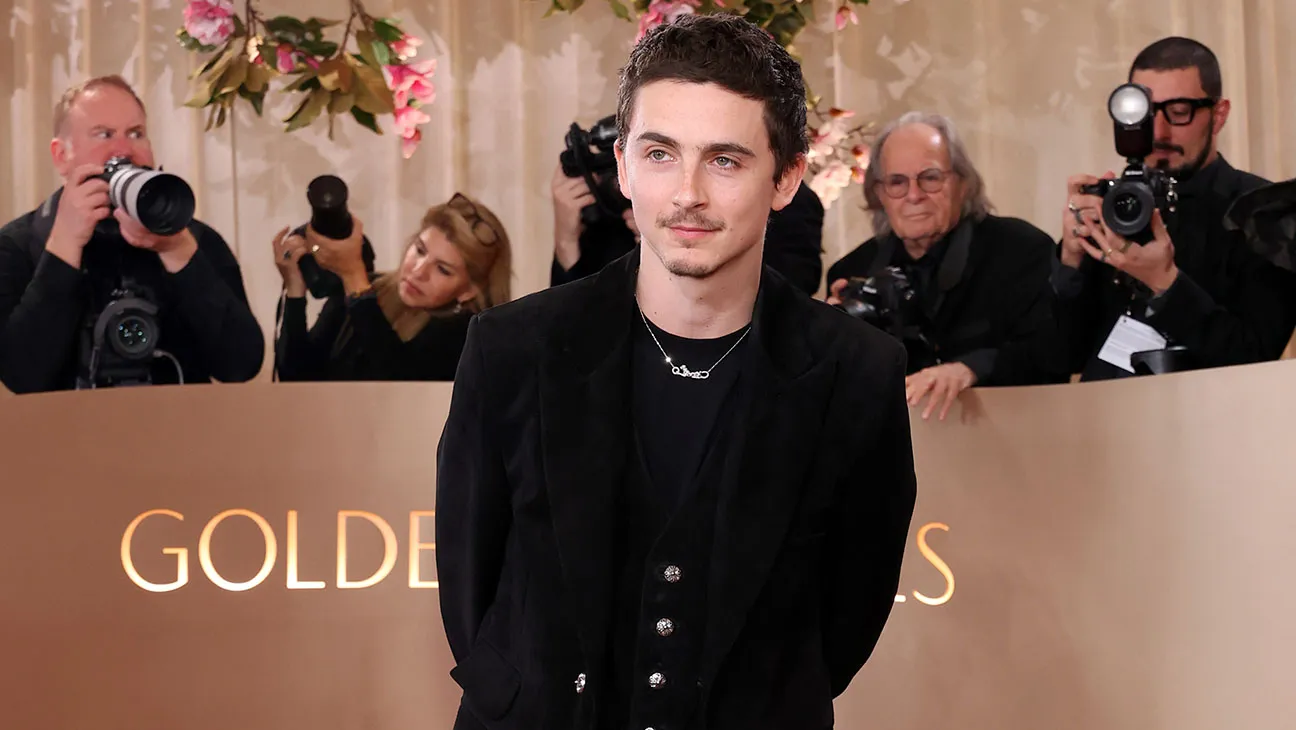 Timothée Chalamet assiste à la 83e cérémonie annuelle des Golden Globe Awards au Beverly Hilton le 11 janvier 2026 à Beverly Hills, en Californie.