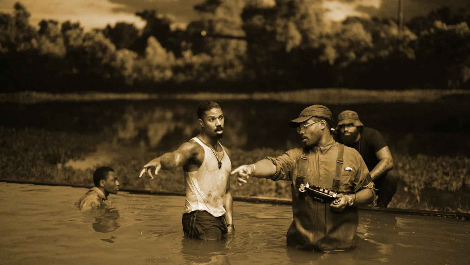 Michael B. Jordan et Ryan Coogler sur le tournage de 