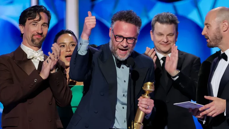 Golden Globes : Seth Rogen déclare que le tournage de la saison 2 de « The Studio » devrait commencer la semaine prochaine