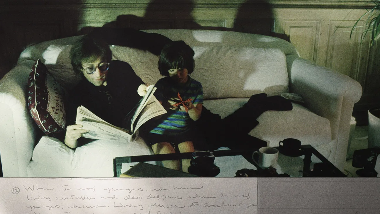 John Lennon et Sean Ono Lennon