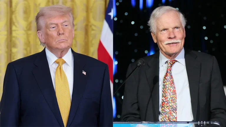 Trump affirme que Ted Turner était « dévasté » CNN « s&rsquo;est réveillé », dit que « peut-être » qu&rsquo;Ellisons pourra redonner à la marque « sa crédibilité et sa gloire »