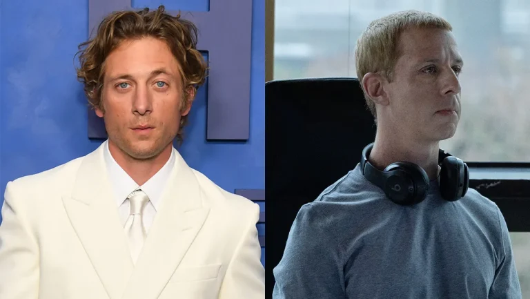 Jeremy Allen White dit qu&rsquo;il n&rsquo;a pas entendu la voix de Mark Zuckerberg de Jeremy Strong avant la bande-annonce de « Social Reckoning » : « Nous étions totalement séparés »